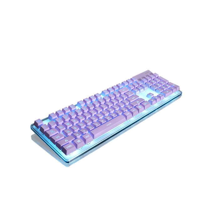 黑爵(ajazz)ak6幻彩水晶游戏键盘